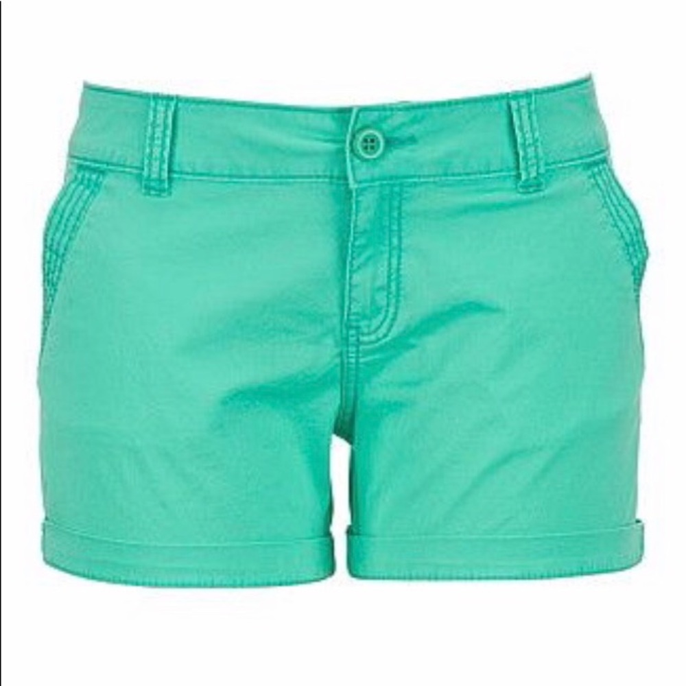 Turquoise shorts